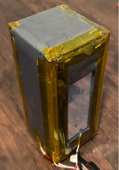 Completed CubeSat thermal management prototype